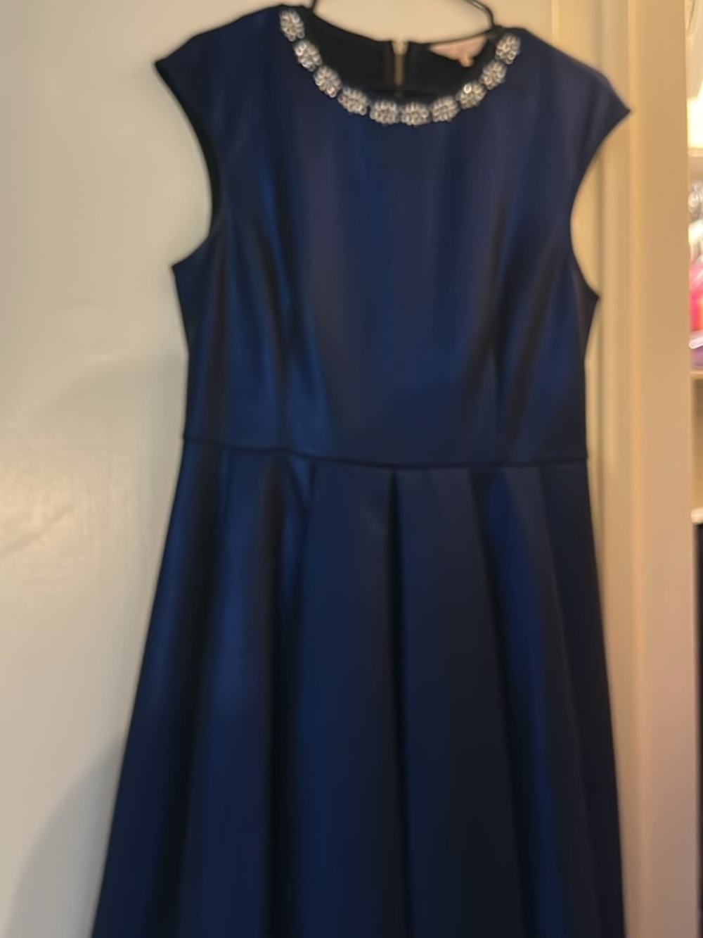 Navy Ted Baker Dress - Ted Baker Size 4 ( US 10-12 )